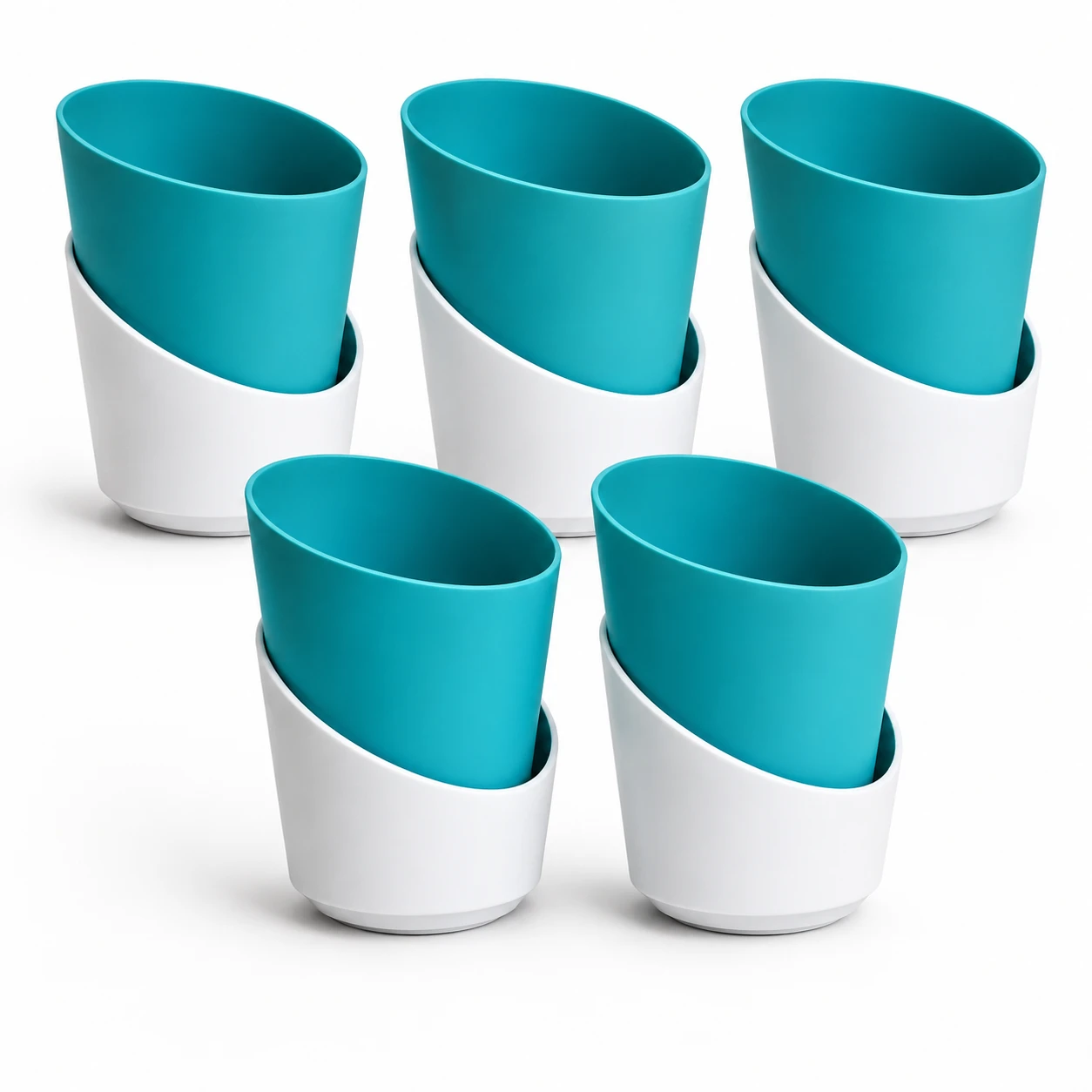 UB Dual Colour Self Watering Planter - Set of 5