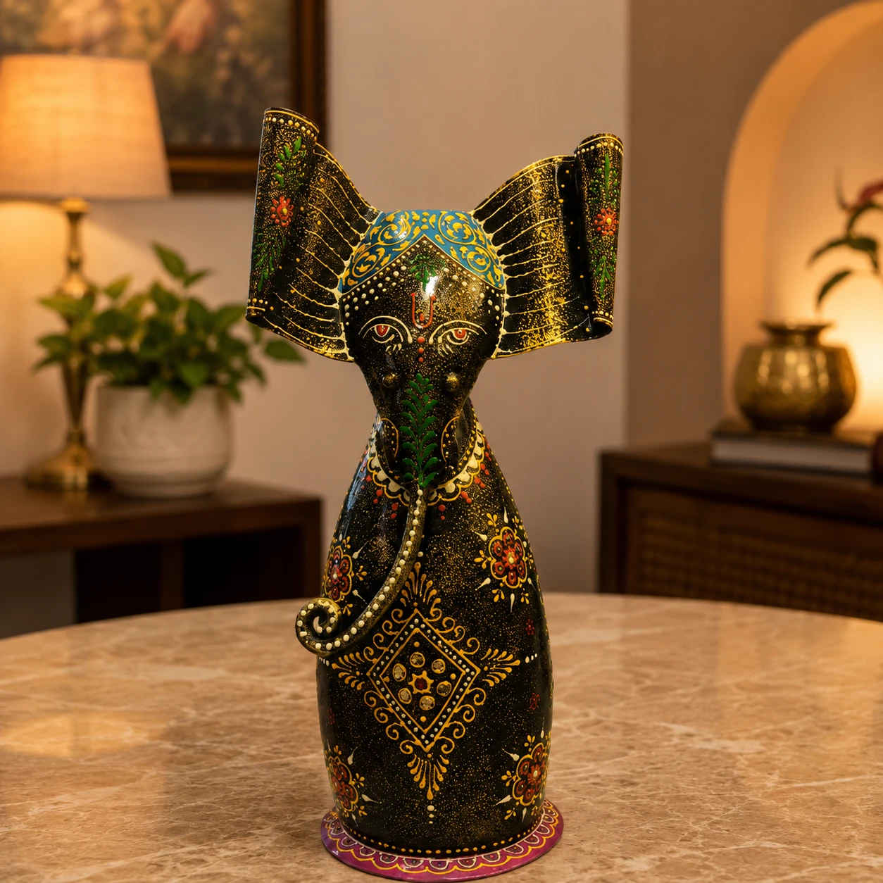 Antique Ganesh Coin Showpiece