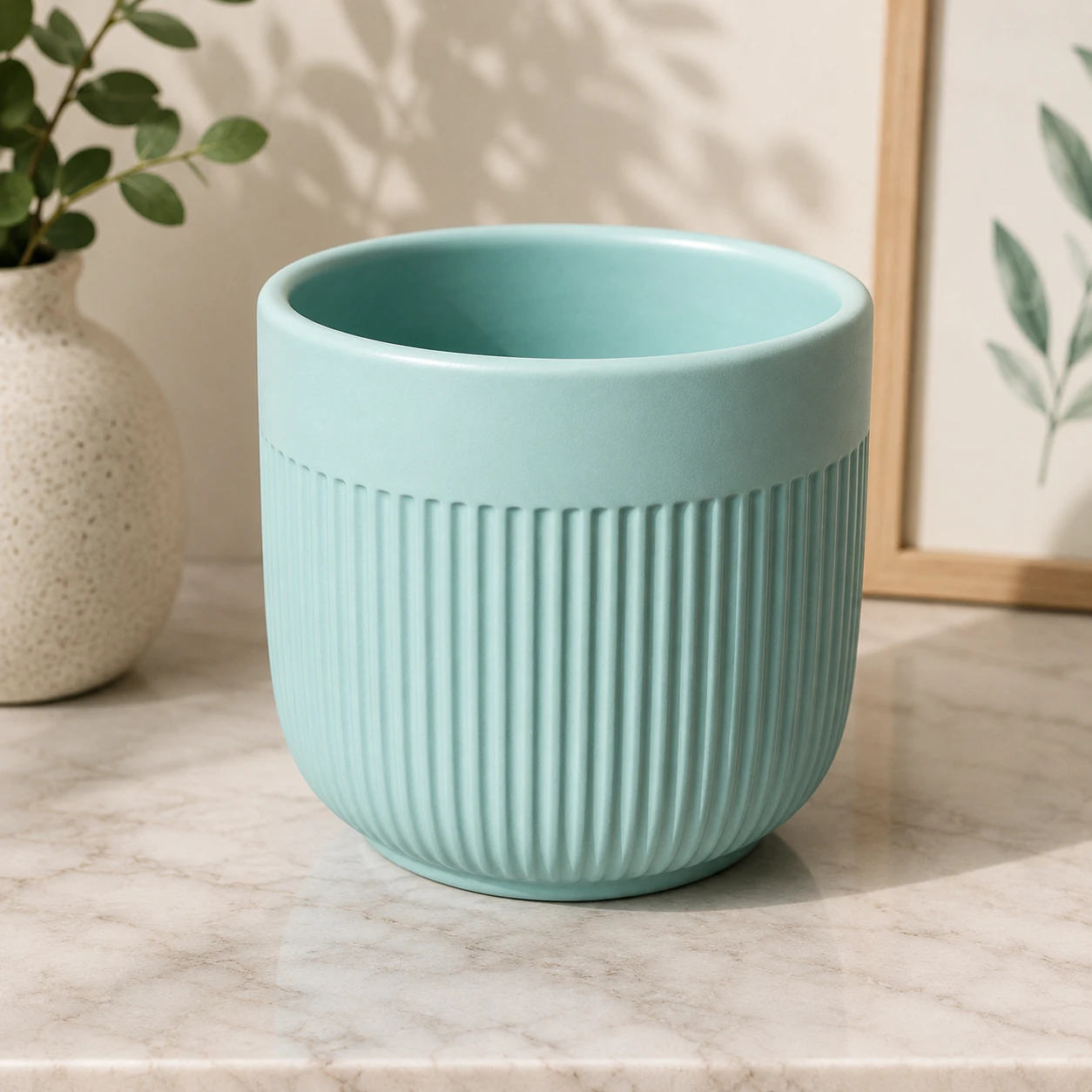 Aura Saga Matt Planter 9 cm