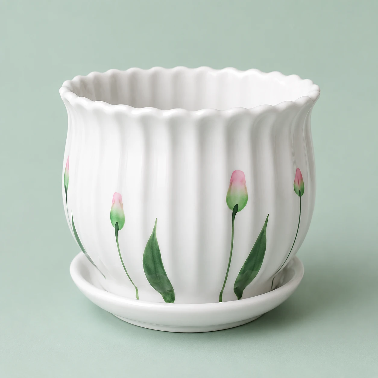 Flower Ceramic Planter