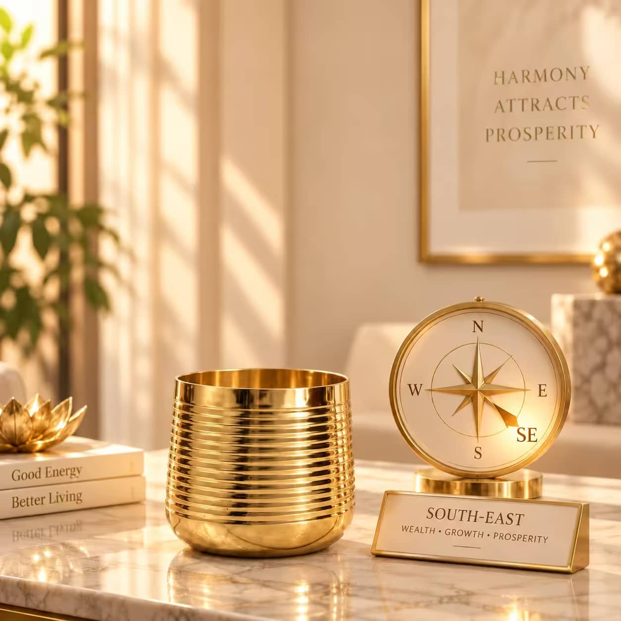 Golden Dust Metal Planter