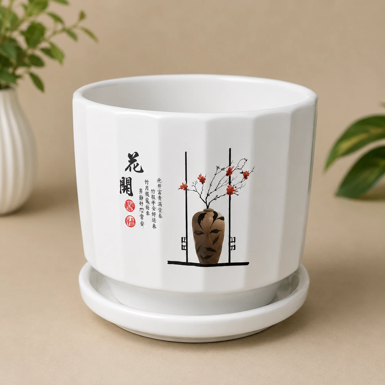 Flora Art Ceramic Planter