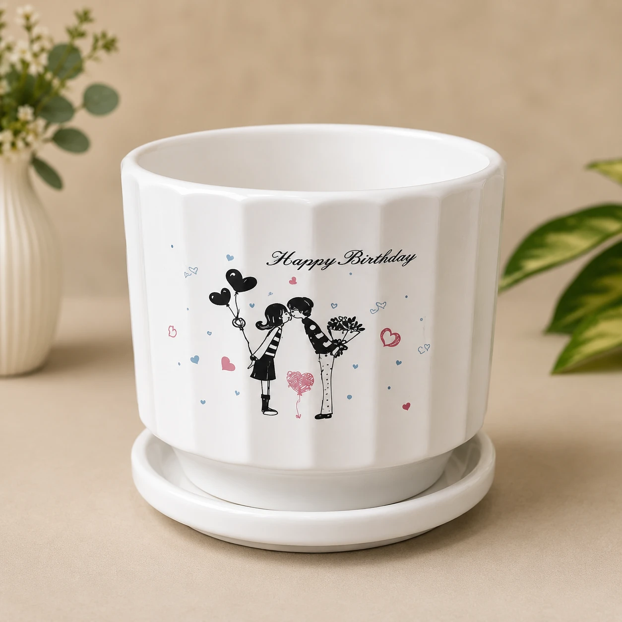 Romance Ceramic Planter