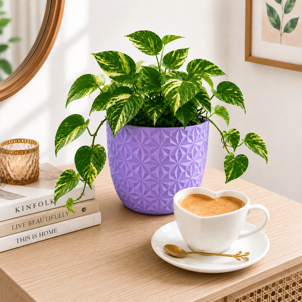 Money Plant In Diamond
